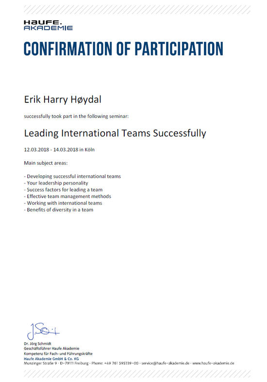 Leading International Teams successfully